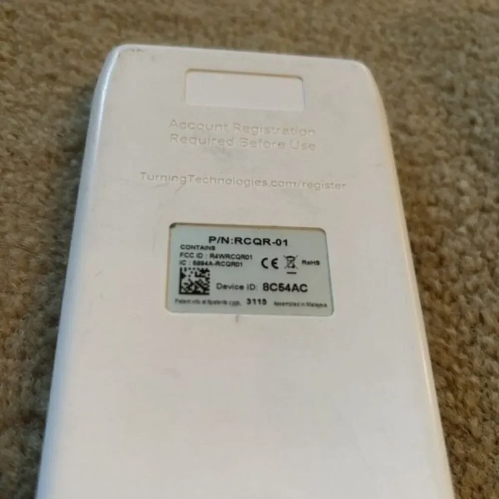 Turning Technologies Device Clicker RCQR-01